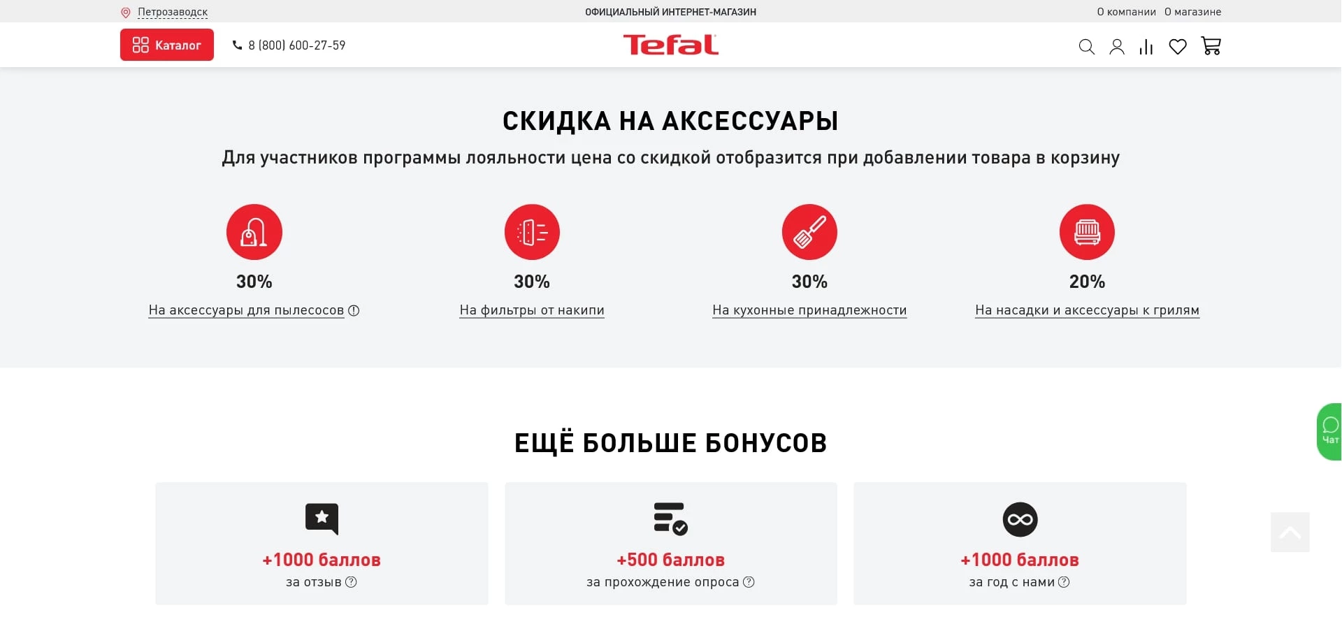 акции Тефаль